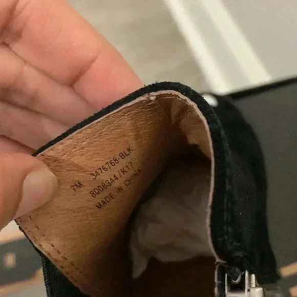 FRYE Women’s Danica Chelsea Open Toe Booties Black - Picture 9 of 9